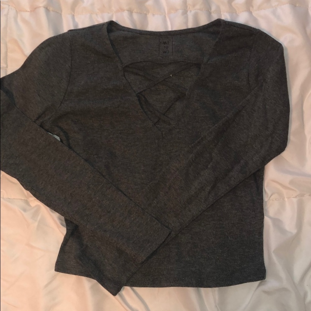 PacSun | Longsleeve Crisscross Top